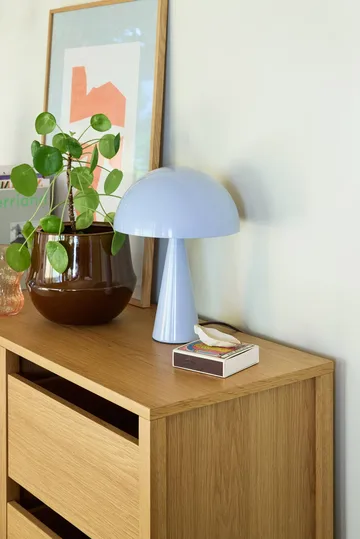 Mush table lamp - Ice blue, mini 34 cm - Hübsch