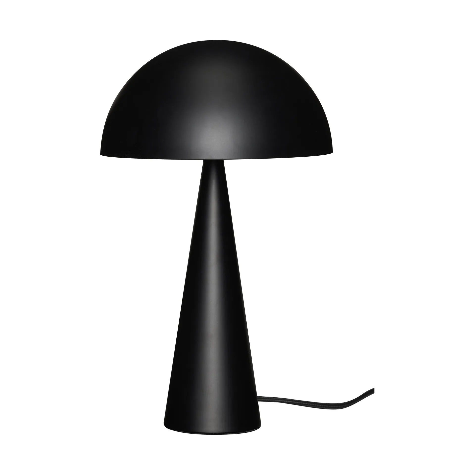 Mush table lamp, Matte black, tall 50 cm Hübsch
