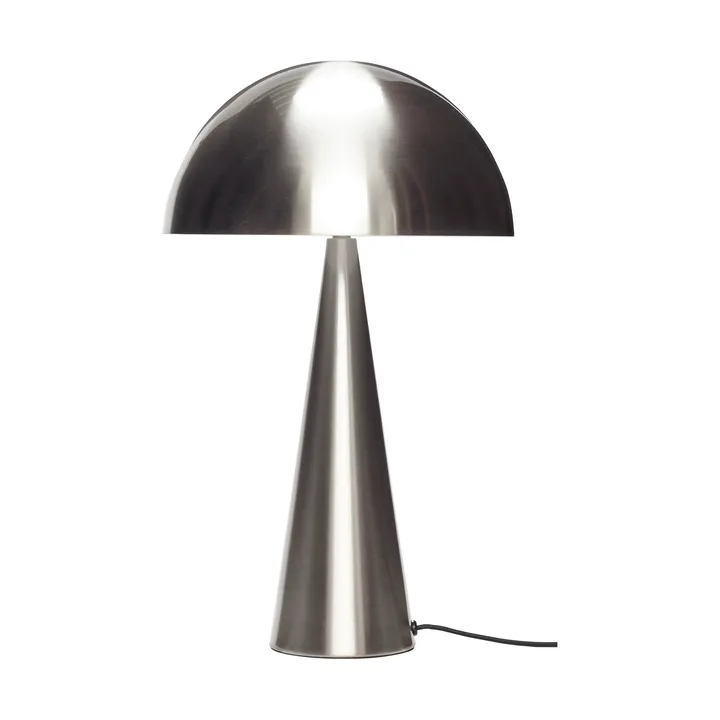 Mush table lamp - Nickel, tall 50 cm - Hübsch