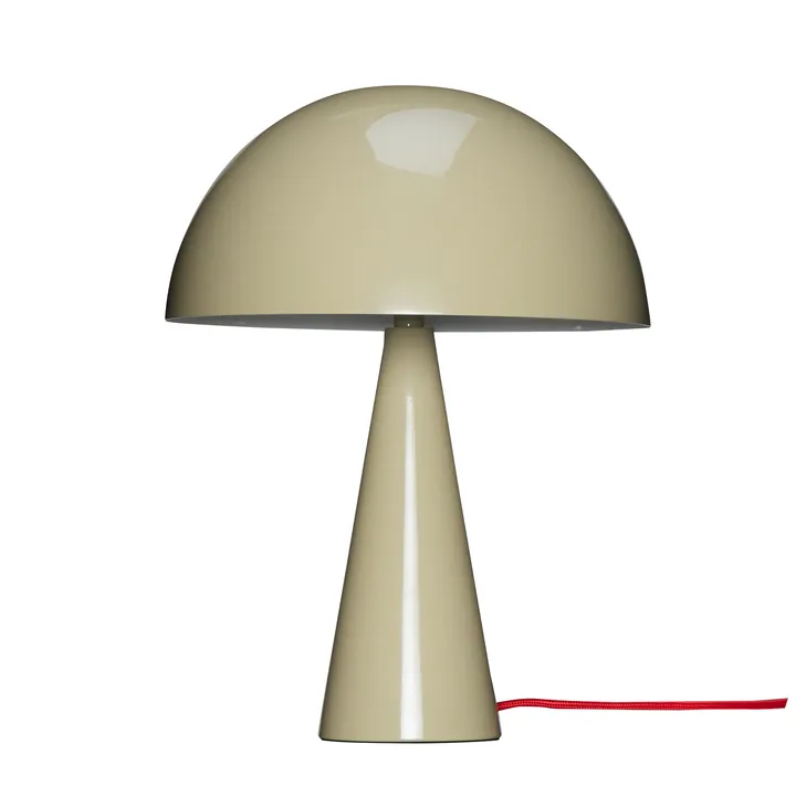 Mush table lamp - Sand, mini 34 cm - Hübsch