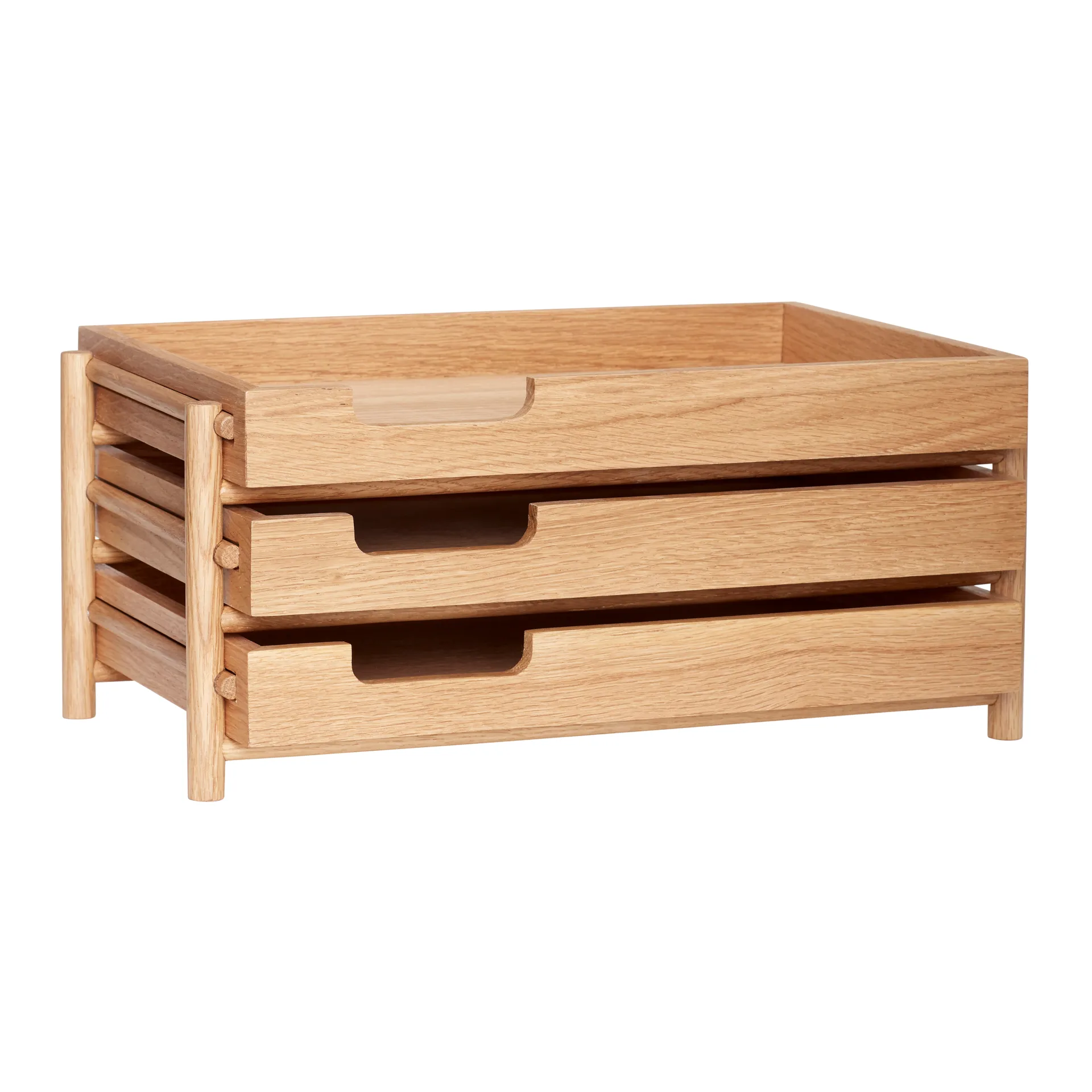 Note mail tray, Oak Hübsch