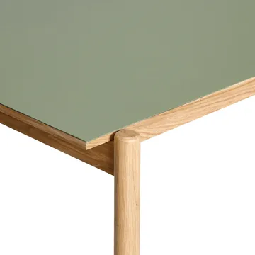 Oblique dining table - Olive, 190x106 cm - Hübsch