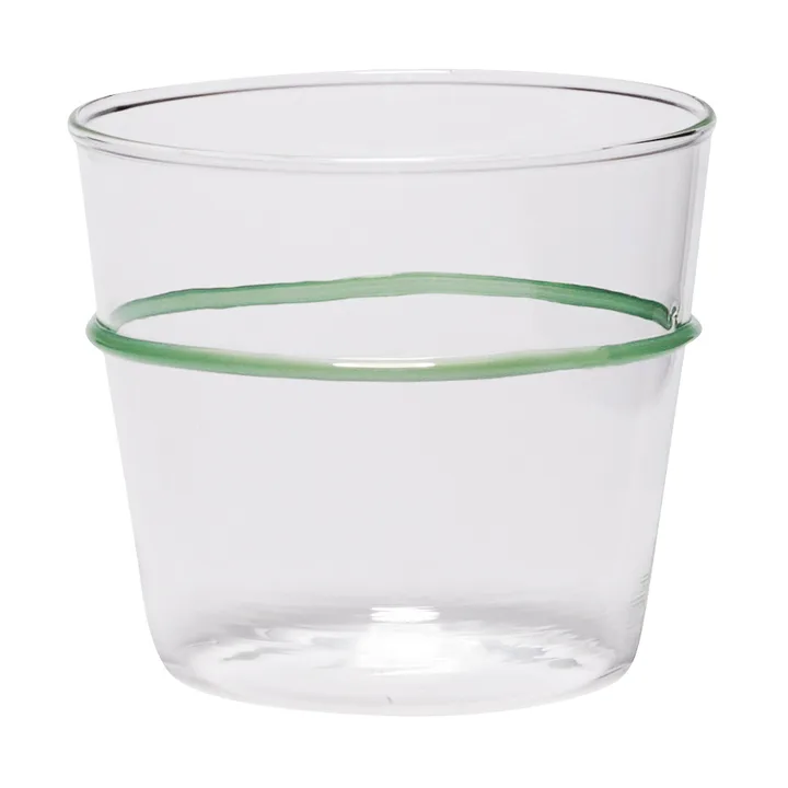 Orbit drinking glass 20 cl - Green - Hübsch