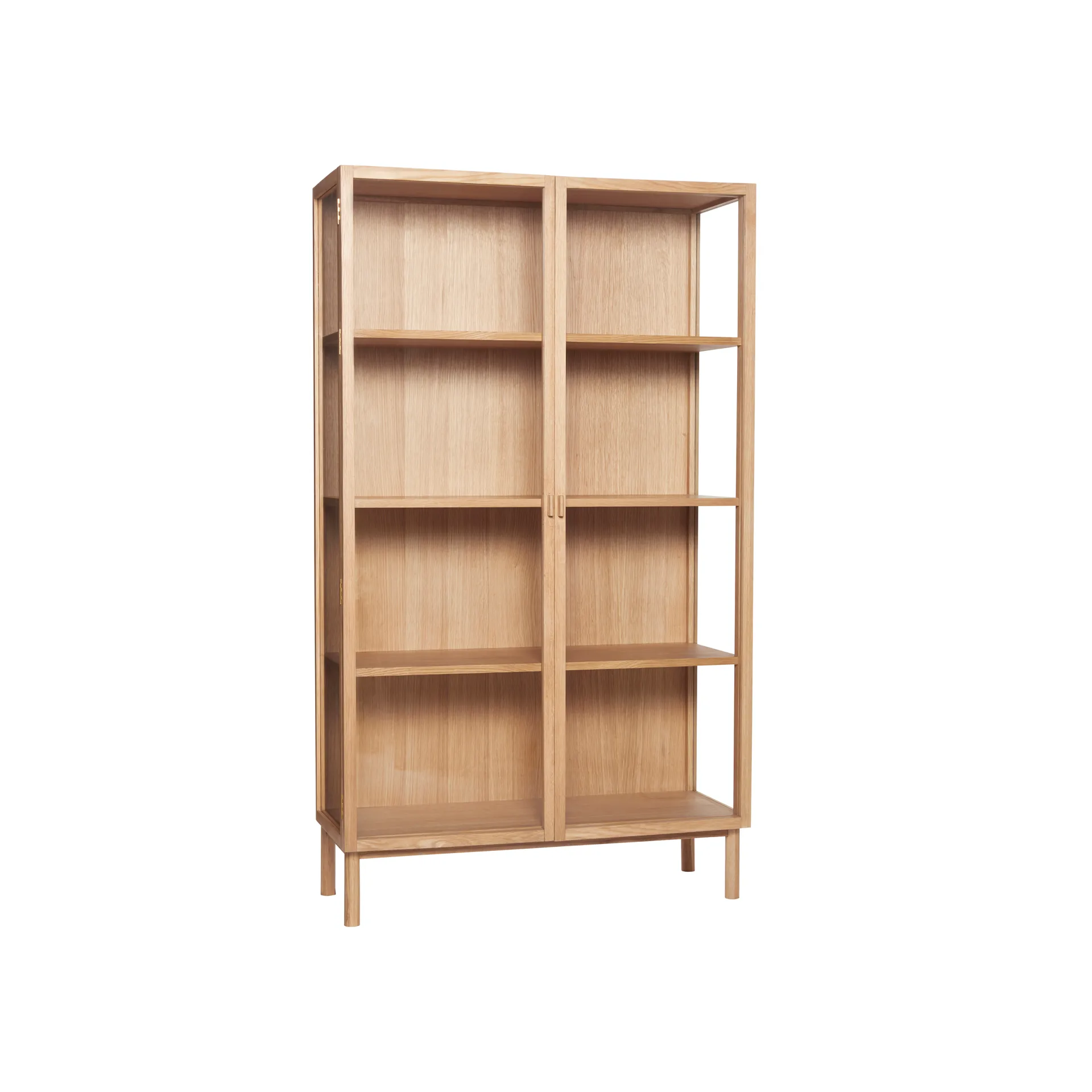 Panorama display cabinet large, Oak Hübsch