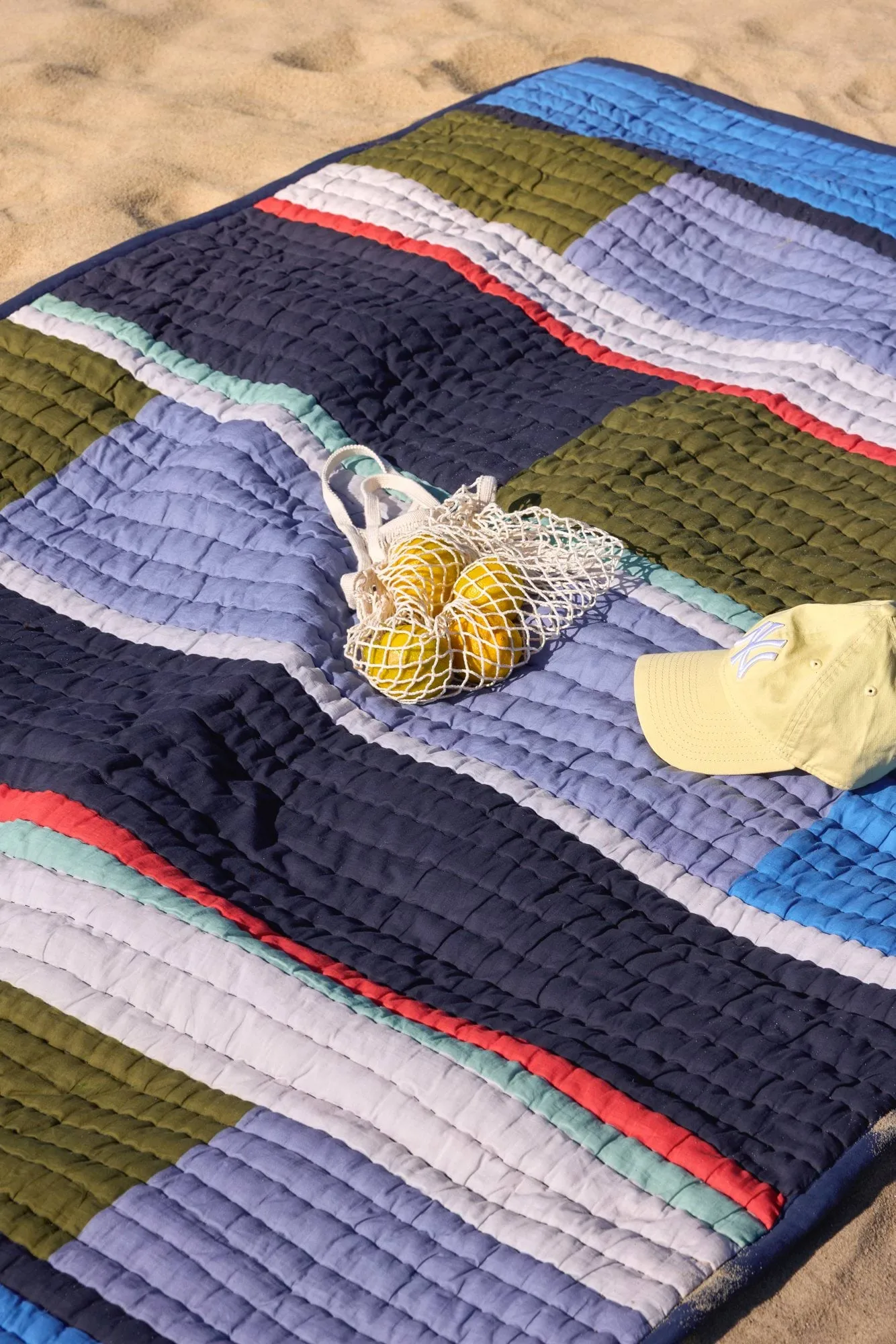 Pavilion throw, Blue-multicolour, 140x200 cm Hübsch