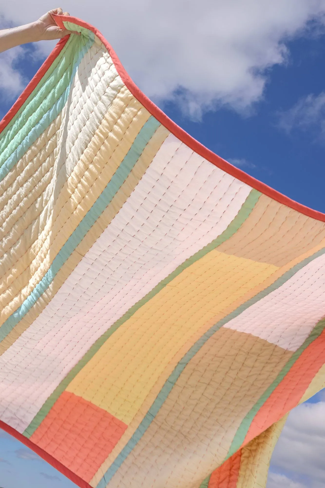 Pavilion throw, Coral-multicolour, 140x200 cm Hübsch