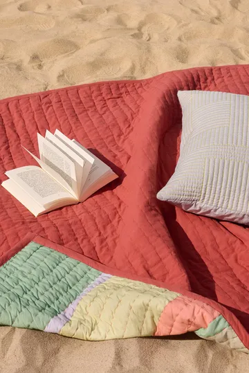 Pavilion throw - Coral-multicolour, 140x200 cm - Hübsch