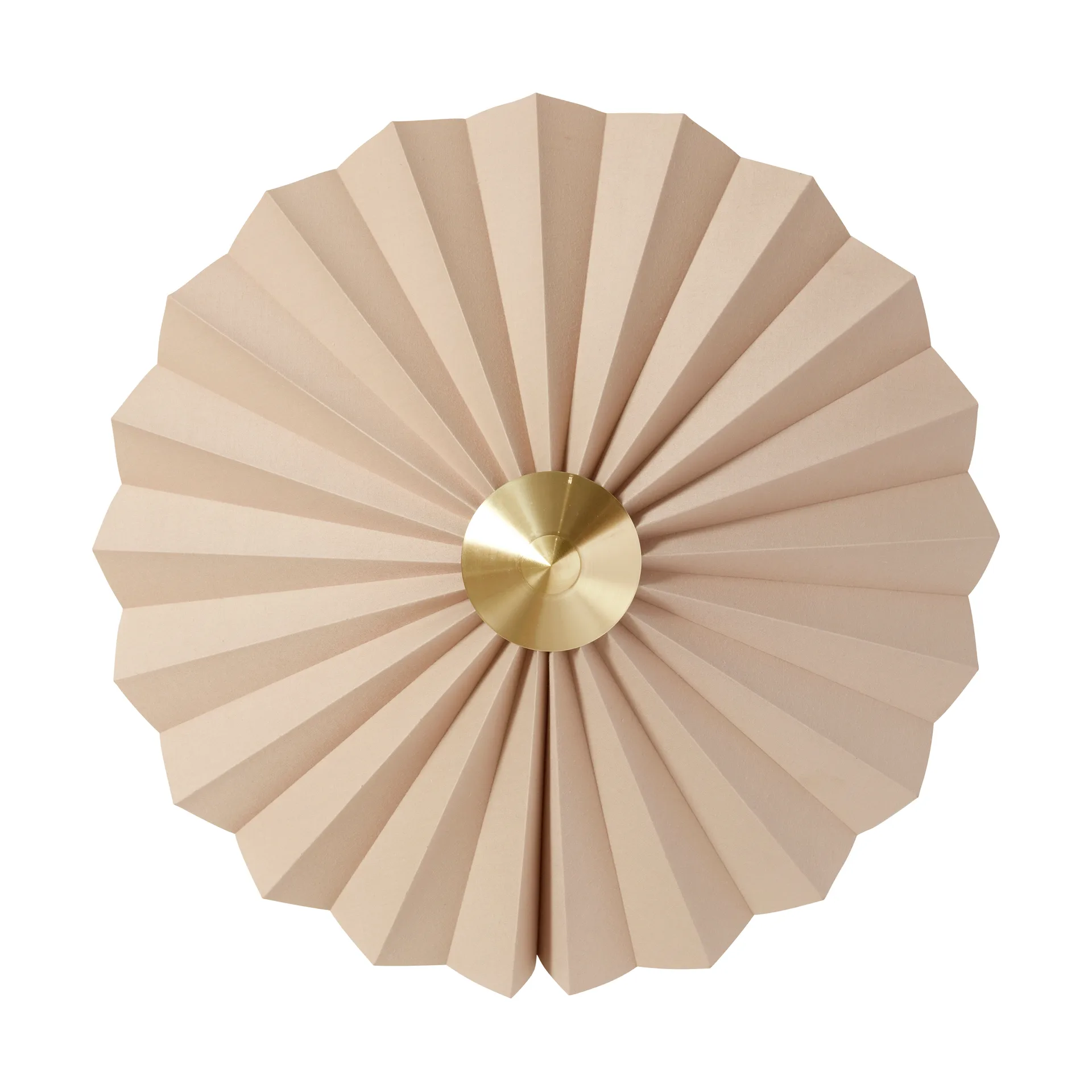 Pliss wall lamp, Beige Hübsch