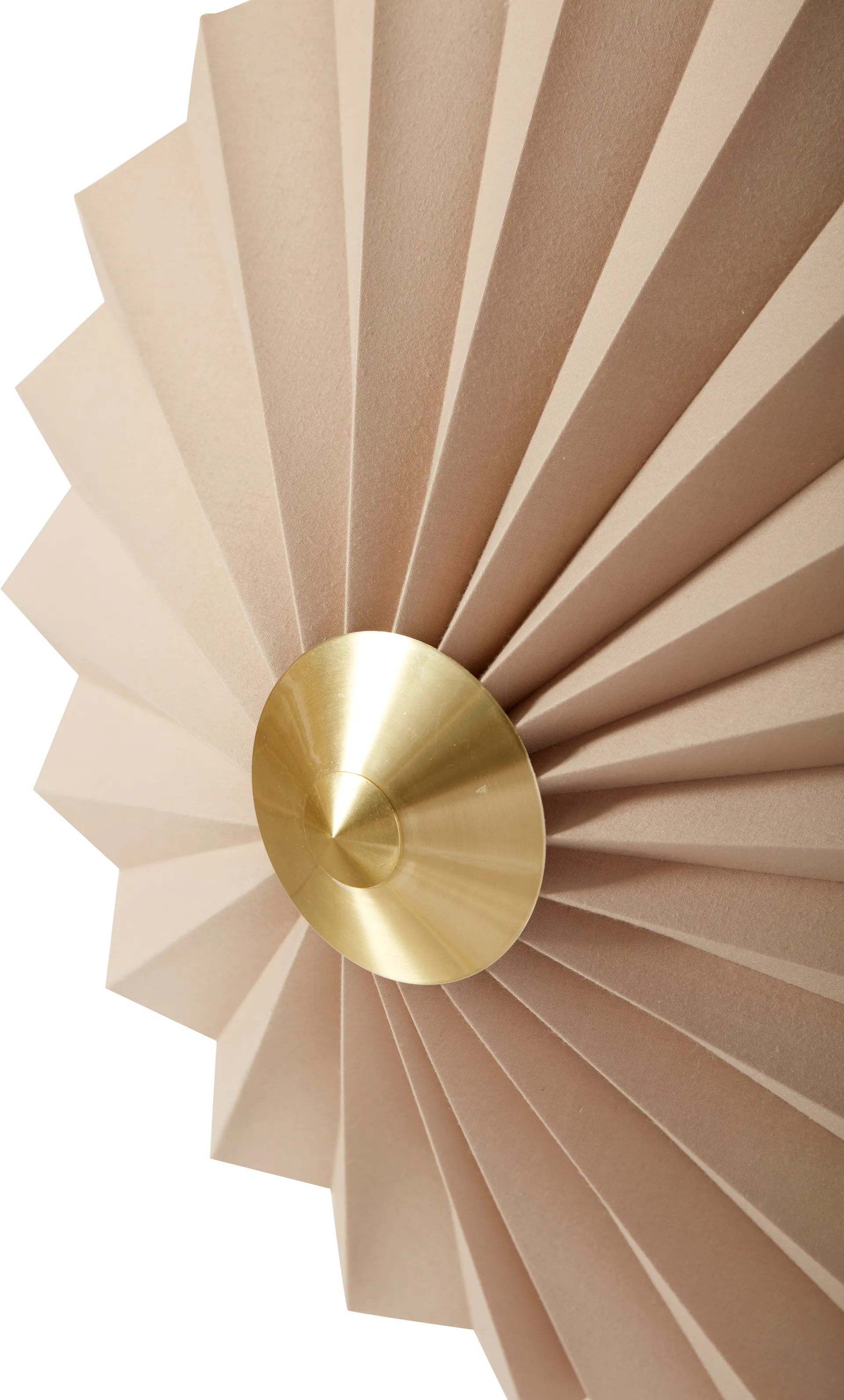 Pliss wall lamp, Beige Hübsch