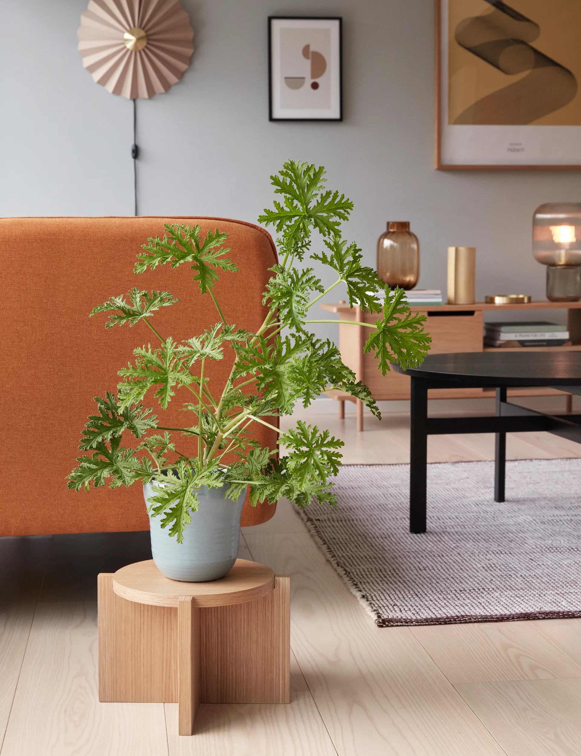 Pliss wall lamp, Beige Hübsch