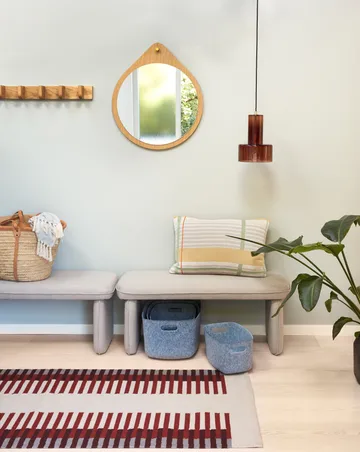 Ripple pendant lamp - Amber - Hübsch