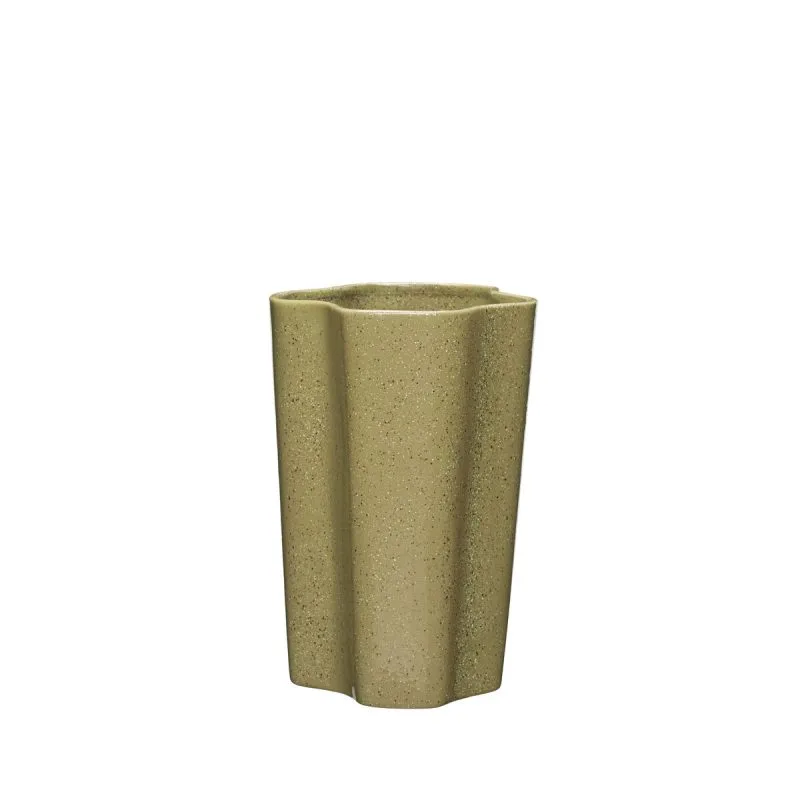 Sapo vase 30 cm, Yellow Hübsch
