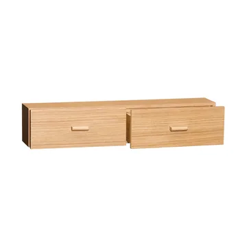Shuno shelf - Oak, 60x12x14 cm - Hübsch