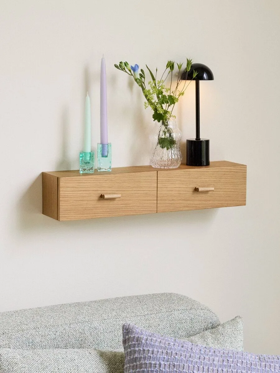 Shuno shelf, Oak, 60x12x14 cm Hübsch