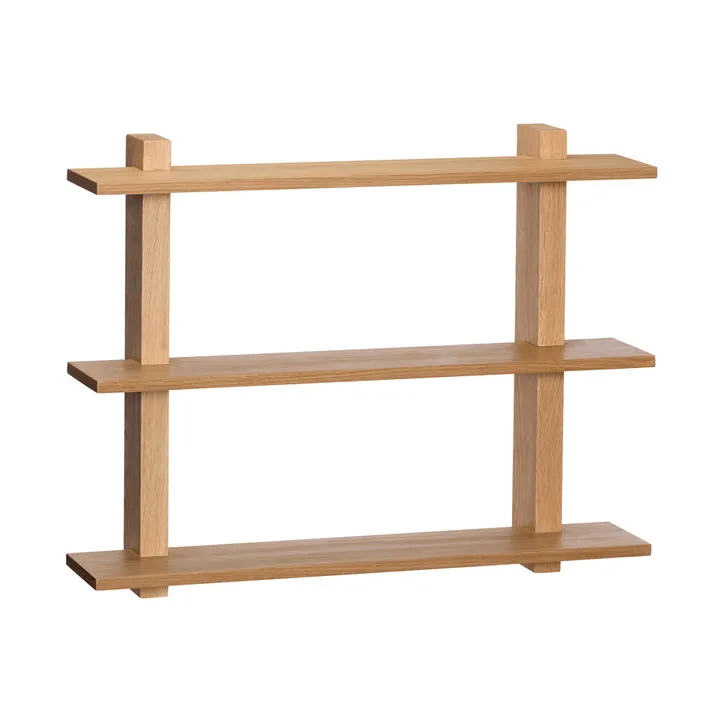 Simple wall shelf - Oak, 60x47x60 cm - Hübsch