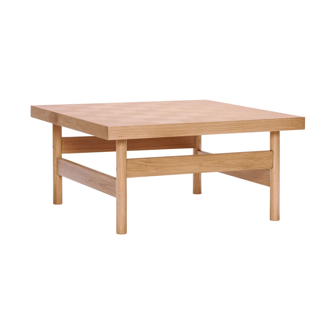 Skak coffee table, Oak, 82x82x40 cm Hübsch