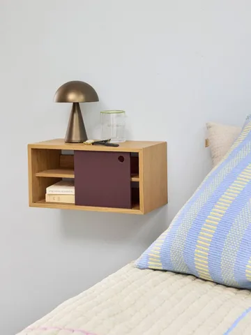 Slide shelf - Burgundy, 40x20x20 cm - Hübsch