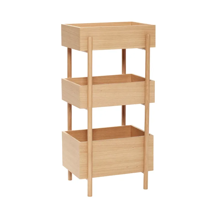 Stack console table - Oak - Hübsch