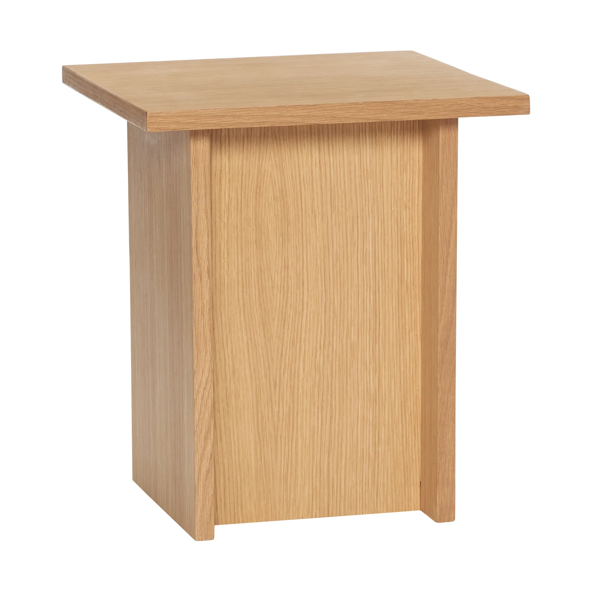 Straight side table, Oak Hübsch