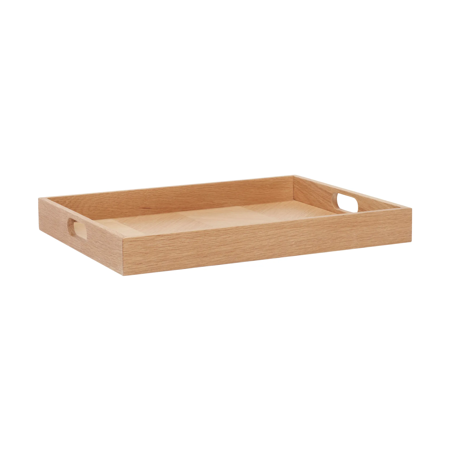 Structure serving tray, Natural Hübsch