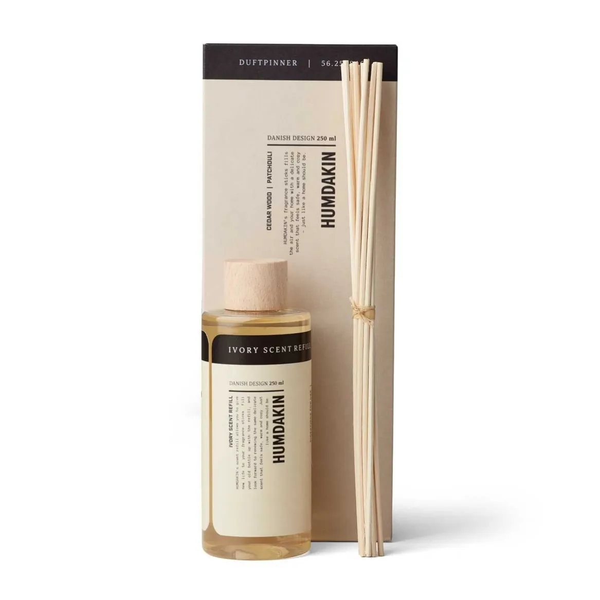 Humdakin fragrance diffuser refill 250 ml, Ivory Humdakin