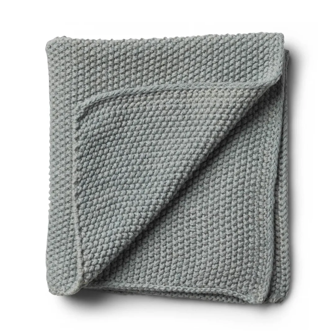 Humdakin Knitted dishcloth 28x28 cm, Stone Humdakin