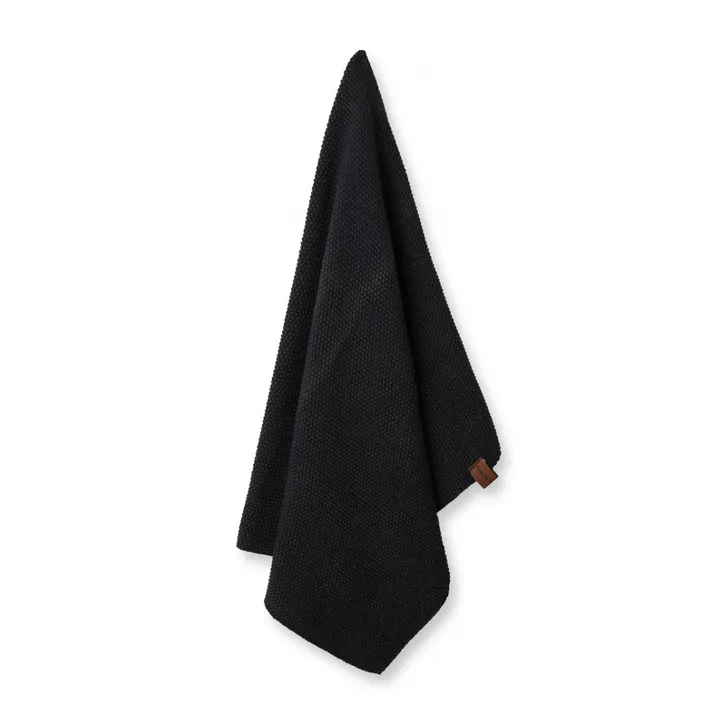 Humdakin Knitted kitchen towel 45x70 cm - Coal  - Humdakin