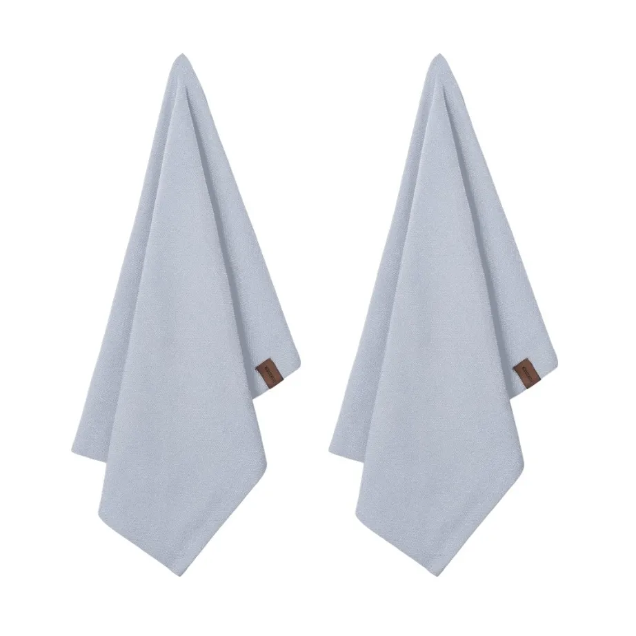 Humdakin Organic kitchen towel 45x70 cm 2-pack, Blue glass Humdakin
