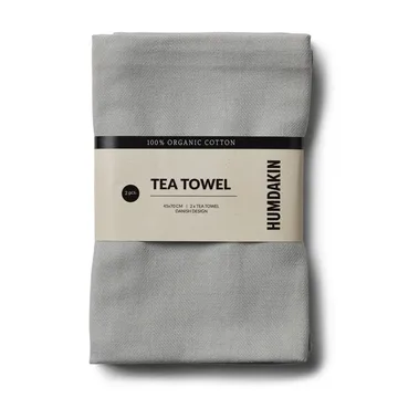 Humdakin Organic kitchen towel 45x70 cm 2-pack - Stone - Humdakin