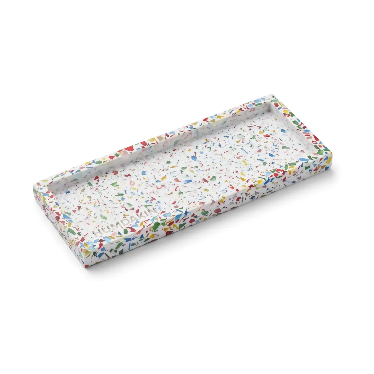 Humdakin Terrazzo tray 10x25 cm, Rainbow Humdakin