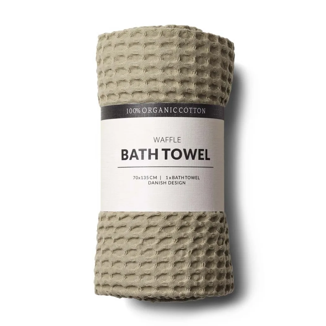 Humdakin Waffle bath towel 70x135 cm, Oak Humdakin
