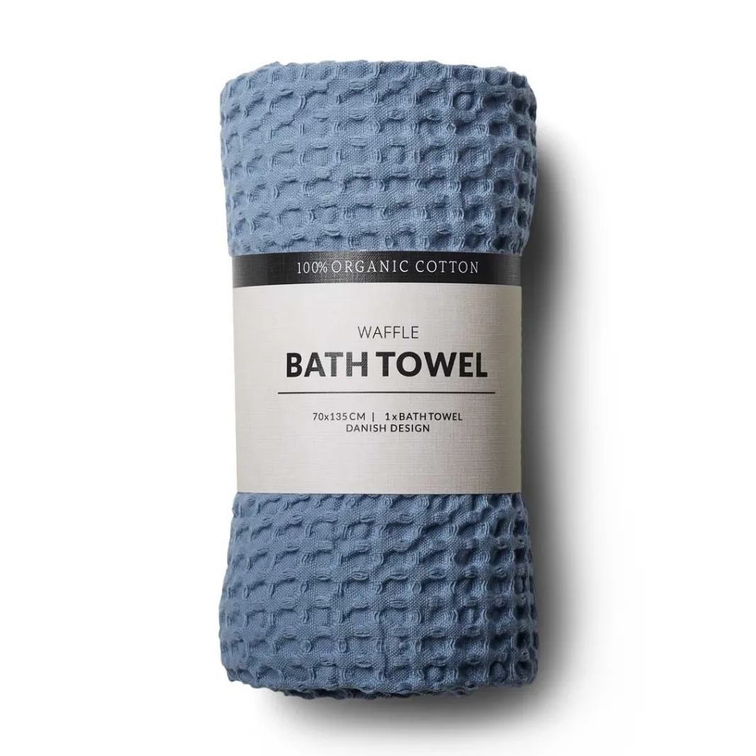 Humdakin Waffle bath towel 70x135 cm, Ocean  Humdakin
