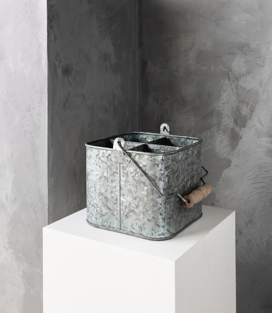 Humdakin zink bucket storage box, 25x25 cm Humdakin