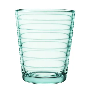 Aino Aalto drinks glass 22 cl 2-pack - water green - Iittala