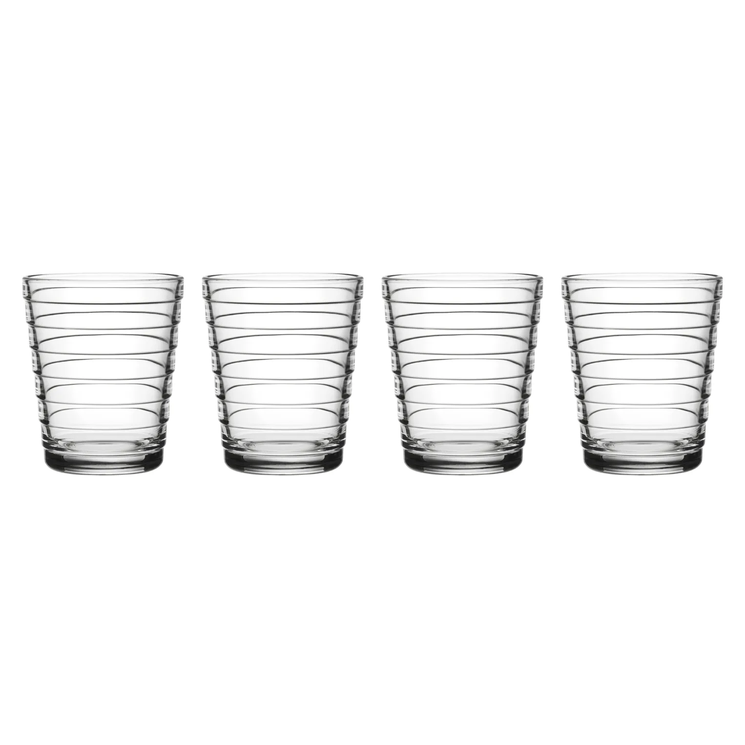 Aino Aalto water glass 4-pack 22 cl, clear Iittala
