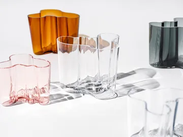 Alvar Aalto vase dark grey - 160 mm - Iittala