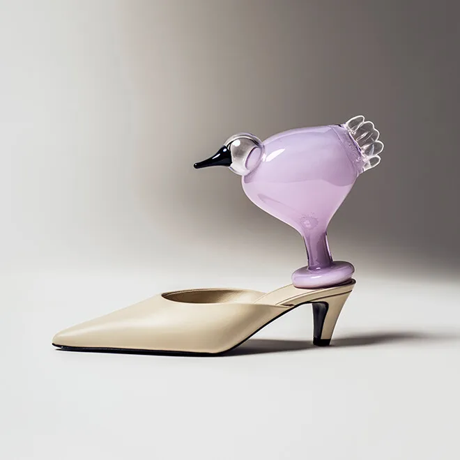 Birds by Toikka leppäinen, Light purple Iittala