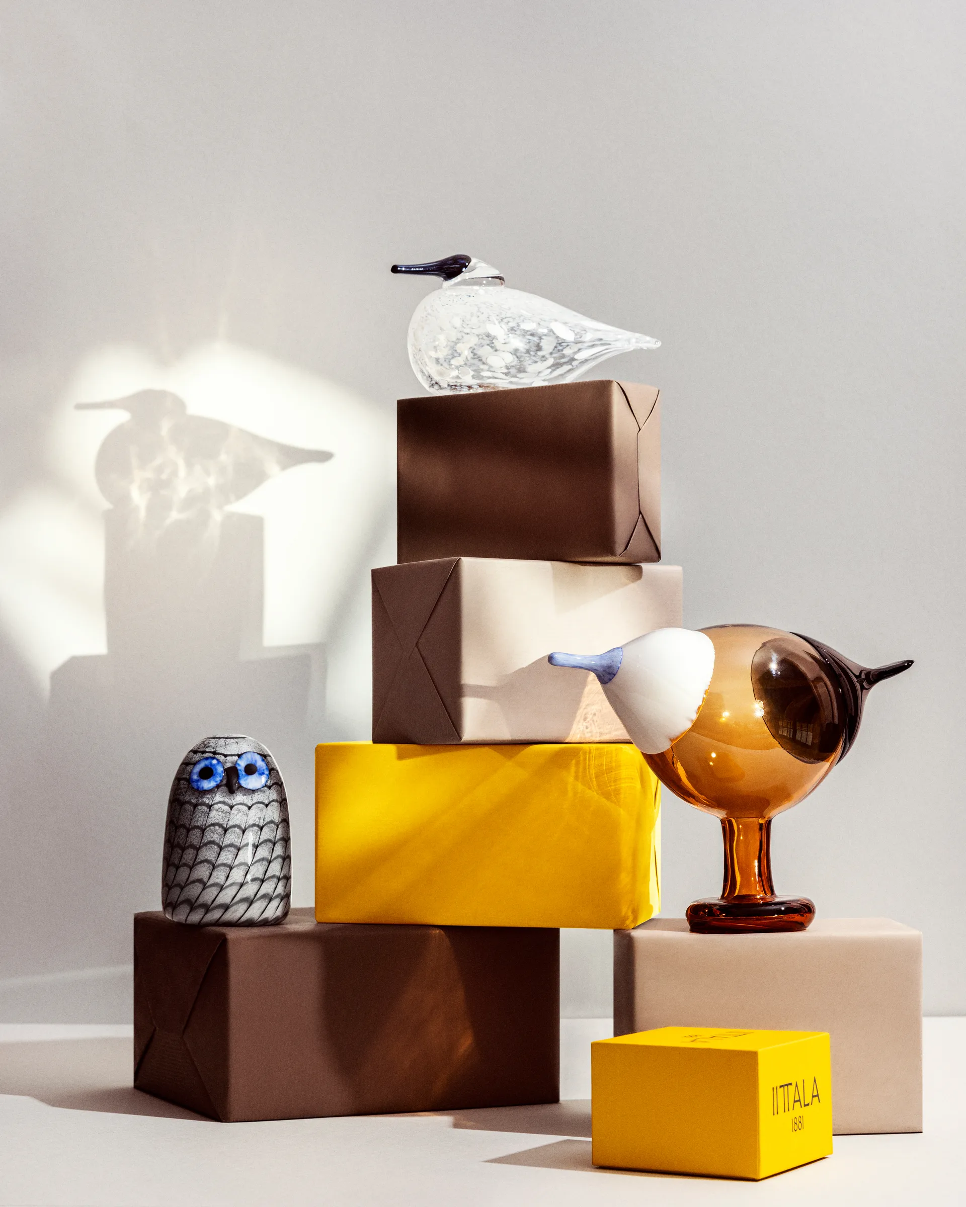 Birds by Toikka small owl, Grey Iittala