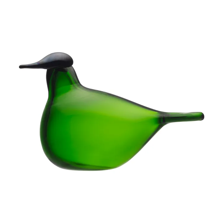 Chiffchaff glass bird - Green, 13x8 cm - Iittala