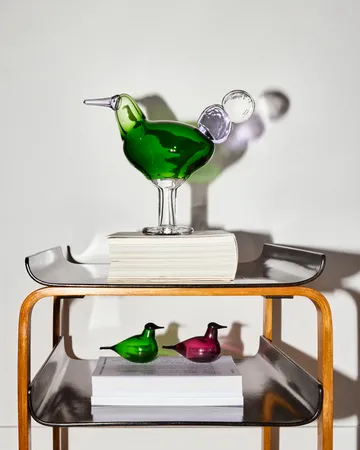 Chiffchaff glass bird - Green, 13x8 cm - Iittala