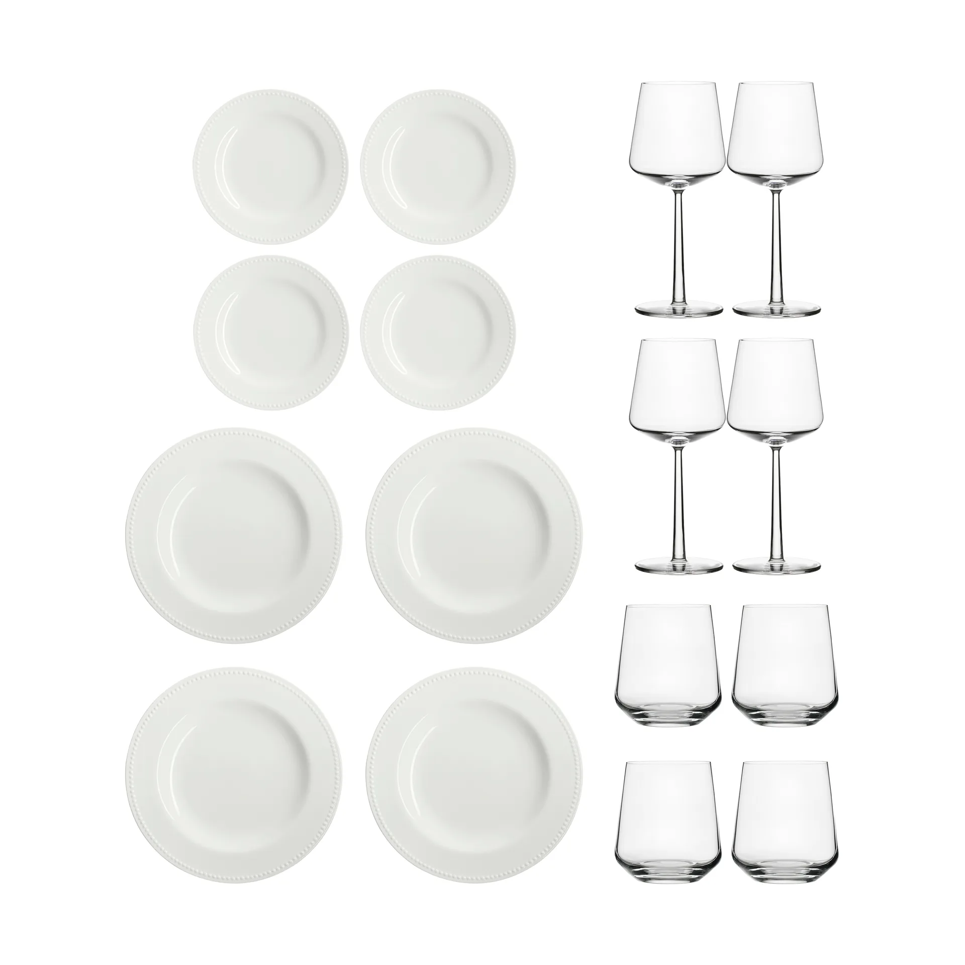 Essence & Dots dinner starter set 32 pieces - Cream white,  Iittala