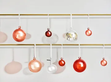 Iittala Christmas bauble glass 40 mm 5 pieces - Red - Iittala