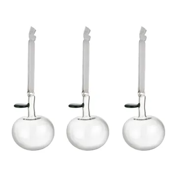 Iittala glass apple 3-pack - Clear - Iittala