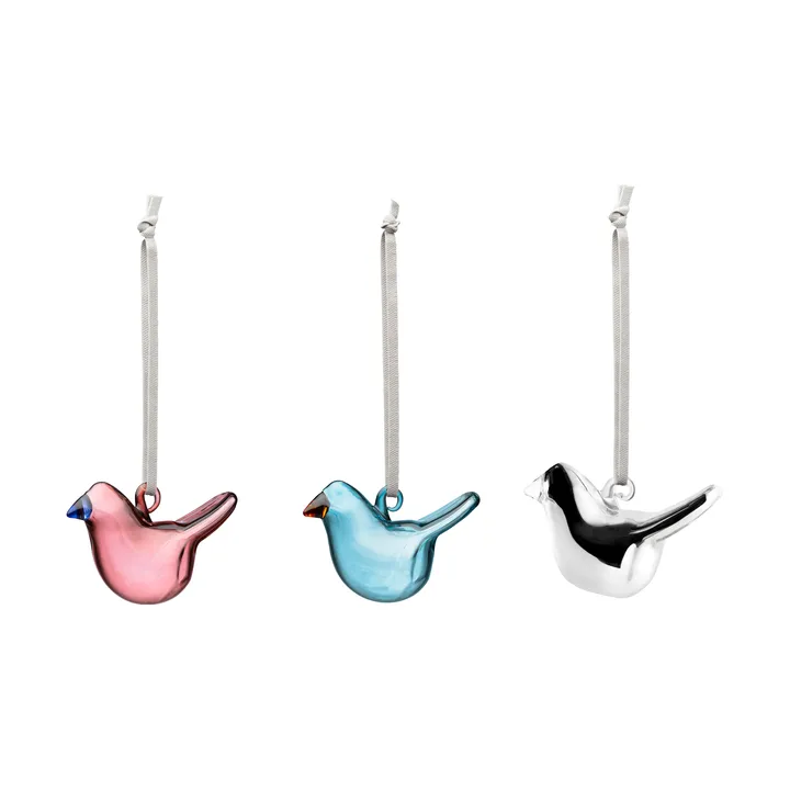 Iittala glass bird - 2025 mix, 3-pack - Iittala