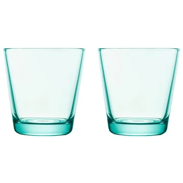 Kartio tumbler 21 cl 2-pack - water green - Iittala