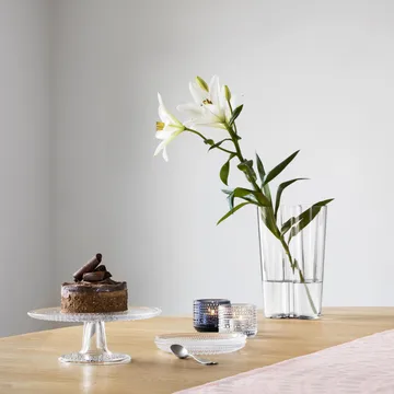 Kastehelm cake stand small - clear - Iittala