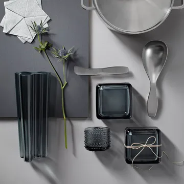 Kastehelmi candleholder - grey - Iittala