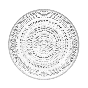 Kastehelmi plate small Ø24.8 cm - clear - Iittala