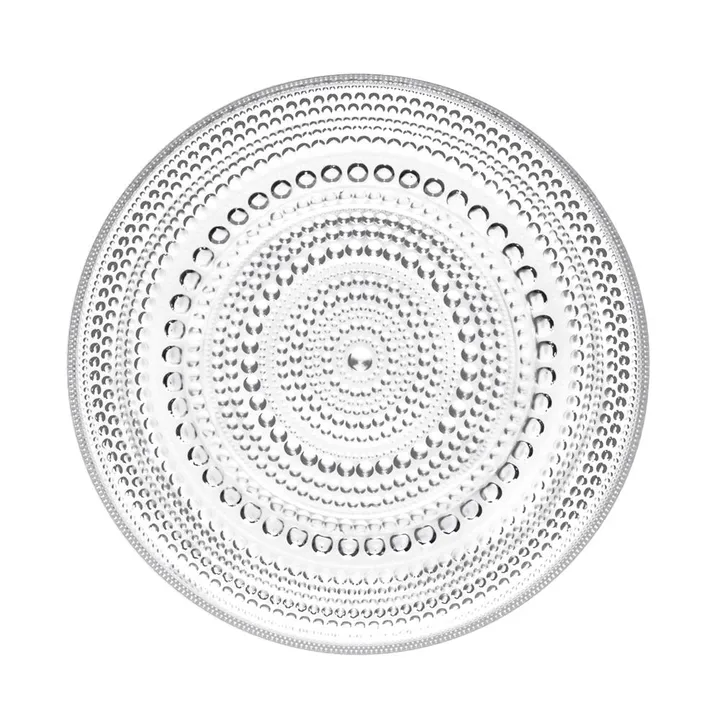 Kastehelmi plate small Ø24.8 cm - clear - Iittala