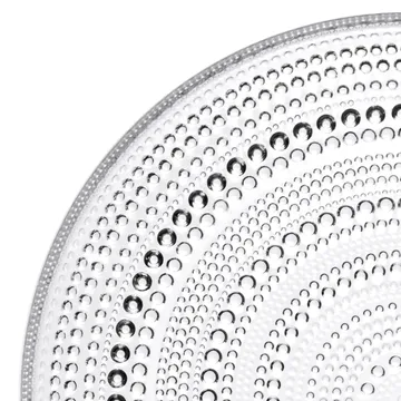 Kastehelmi plate small Ø24.8 cm - clear - Iittala